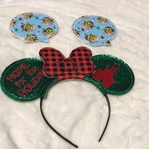 Disney’s Minnie Ears - Christmas Home for the Holidays and Baby Yoda